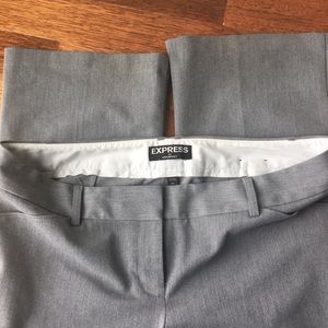 Slim flare columnist pants